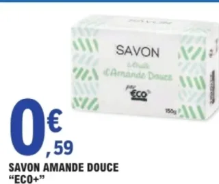 SAVON AMANDE DOUCE "ECO+"