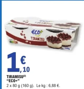 Tiramisu "Eco+"
