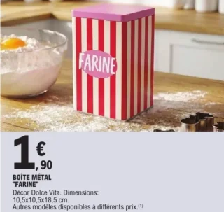BOÎTE MÉTAL "FARINE"
