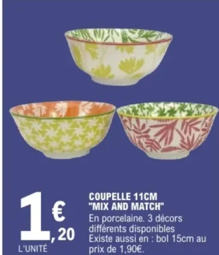 COUPELLE 11CM "MIX AND MATCH"