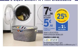 Paniere a linge