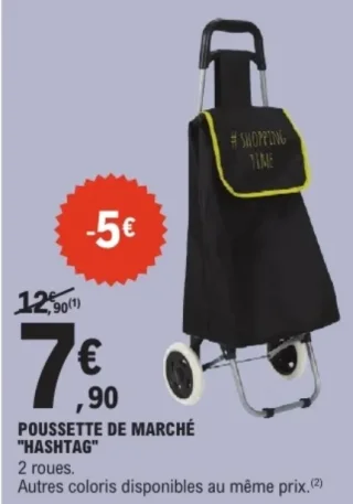 POUSSETTE DE MARCHÉ "HASHTAG"