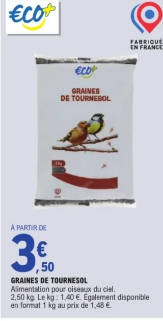 Graines de tournesol Eco+