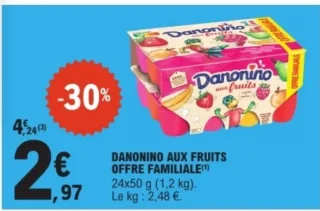 Danonino aux fruits
