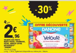 Velouté aux fruits mixés Danone