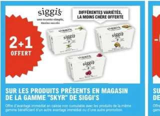 Gamme Skyr de Siggi's