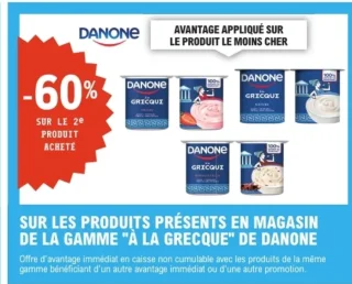 Gamme À la Grecque de Danone