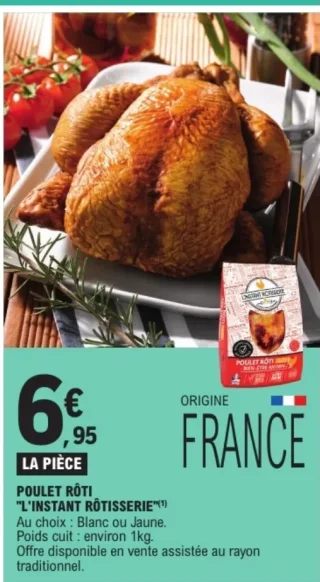 Poulet rôti "L'Instant Rôtisserie"