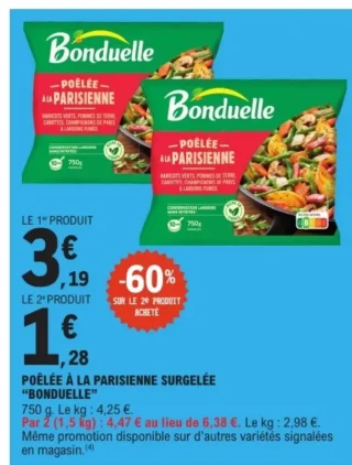 Poêlée à la Parisienne Surgelée Bonduelle