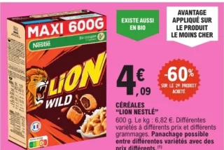 CÉRÉALES "LION NESTLÉ" WILD