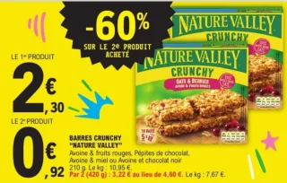 Barres Crunchy Nature Valley