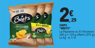 Chips "Brets" (La Paysanne ou À l'Ancienne)