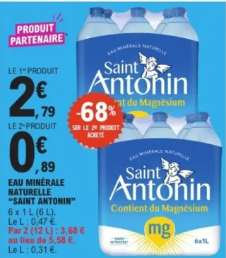 Eau minérale naturelle Saint Antonin