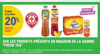 Gamme de boissons aux fruits et au thé Fresh Tea