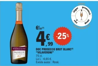 DOC Prosecco Brut Blanc Vilaveroni