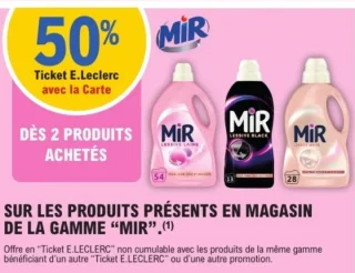 Gamme de lessives Mir