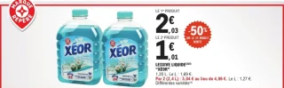 Lessive liquide Xéor