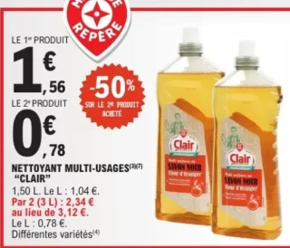Nettoyant multi-usages Clair