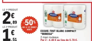 ESSUIE-TOUT BLANC COMPACT "MIMOSA"