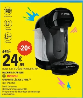 Machine à capsule Bosch Tassimo