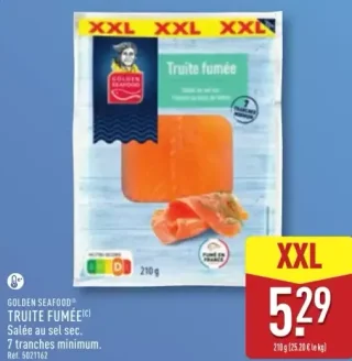GOLDEN SEAFOOD® TRUITE FUMÉE XXL