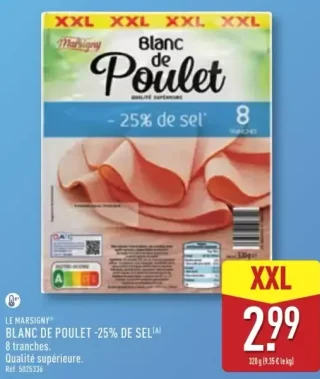 Le Marsigny Blanc de Poulet -25% de sel