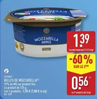 CUCINA® BILLES DE MOZZARELLA