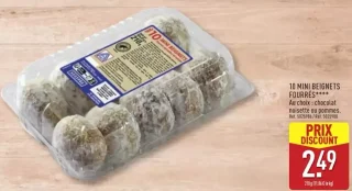 10 mini beignets fourrés