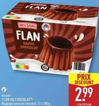 Milsani Flan au Chocolat
