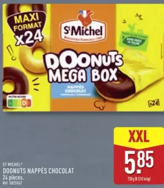 ST MICHEL® DOONUTS NAPPÉS CHOCOLAT