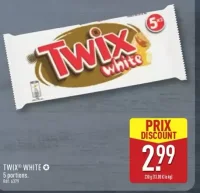 Twix White 5 portions