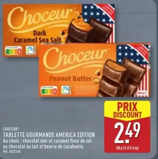 Choceur Tablette gourmande America Edition
