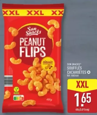 SUN SNACKS® Soufflés Cacahuètes