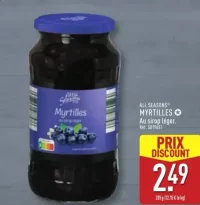 All Seasons Myrtilles au sirop léger