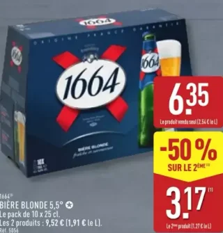 1664 Bière blonde 5,5°
