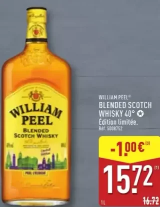 William Peel Blended Scotch Whisky 40° Édition limitée