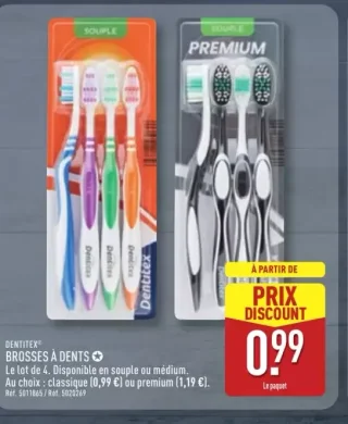 Brosses à dents Dentitex
