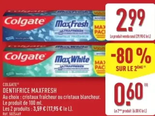 Dentifrice Maxfresh Colgate