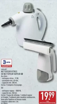AMBIANO Nettoyeur vitres ou nettoyeur vapeur
