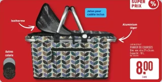 LIVE IN STYLE PANIER DE COURSES