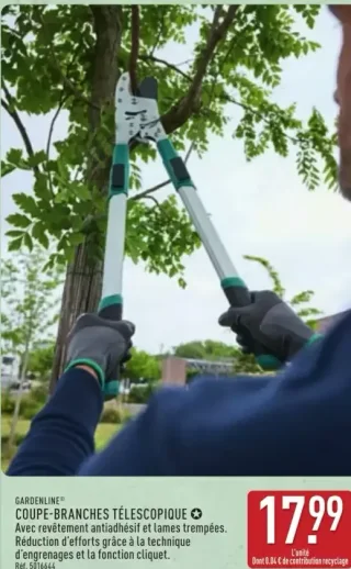 GARDENLINE® COUPE-BRANCHES TÉLESCOPIQUE