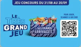 Jeu concours Le Très Grand Jeu Les Très Grands Arrivages