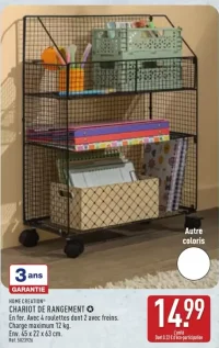 Chariot de rangement Home Creation®