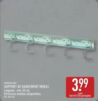 Support de rangement mural Gardenline
