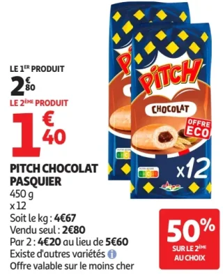 Pitch Chocolat Pasquier