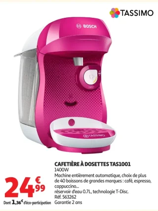 Cafetière à dosettes Bosch Tassimo TAS1001