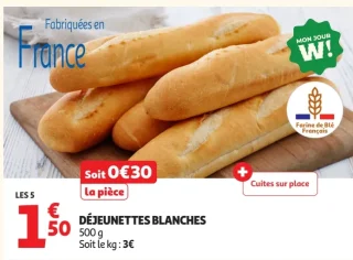 Déjeunettes blanches