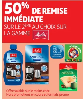 Gamme d'accessoires et détartrants Melitta