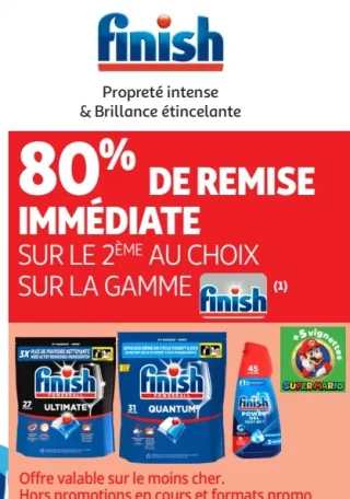 Gamme de produits vaisselle Finish