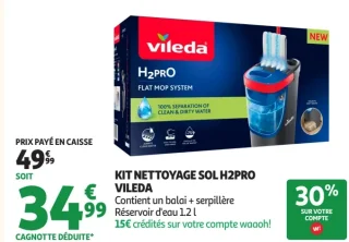 Kit nettoyage sol H2Pro Vileda